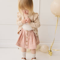 Rosie Cardigan - Oatmeal Marle Childrens Cardigan from Jamie Kay Australia