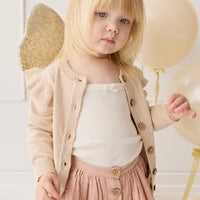 Rosie Cardigan - Oatmeal Marle Childrens Cardigan from Jamie Kay Australia