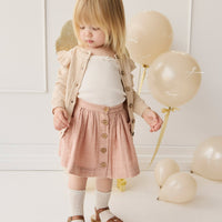 Organic Cotton Muslin Kennedy Skirt - Parfait Childrens Skirt from Jamie Kay Australia