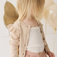 Rosie Cardigan - Oatmeal Marle Childrens Cardigan from Jamie Kay Australia