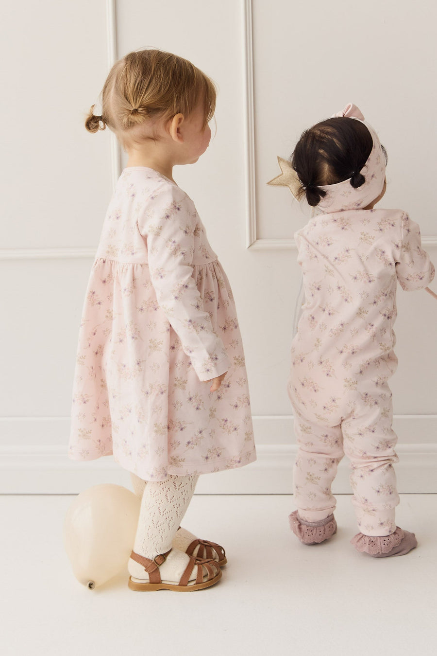 Organic Cotton Frankie Onepiece - Sweet Pea Floral Childrens Onepiece from Jamie Kay Australia