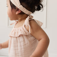 Organic Cotton Muslin Arielle Top - Ballet Pink Childrens Top from Jamie Kay Australia