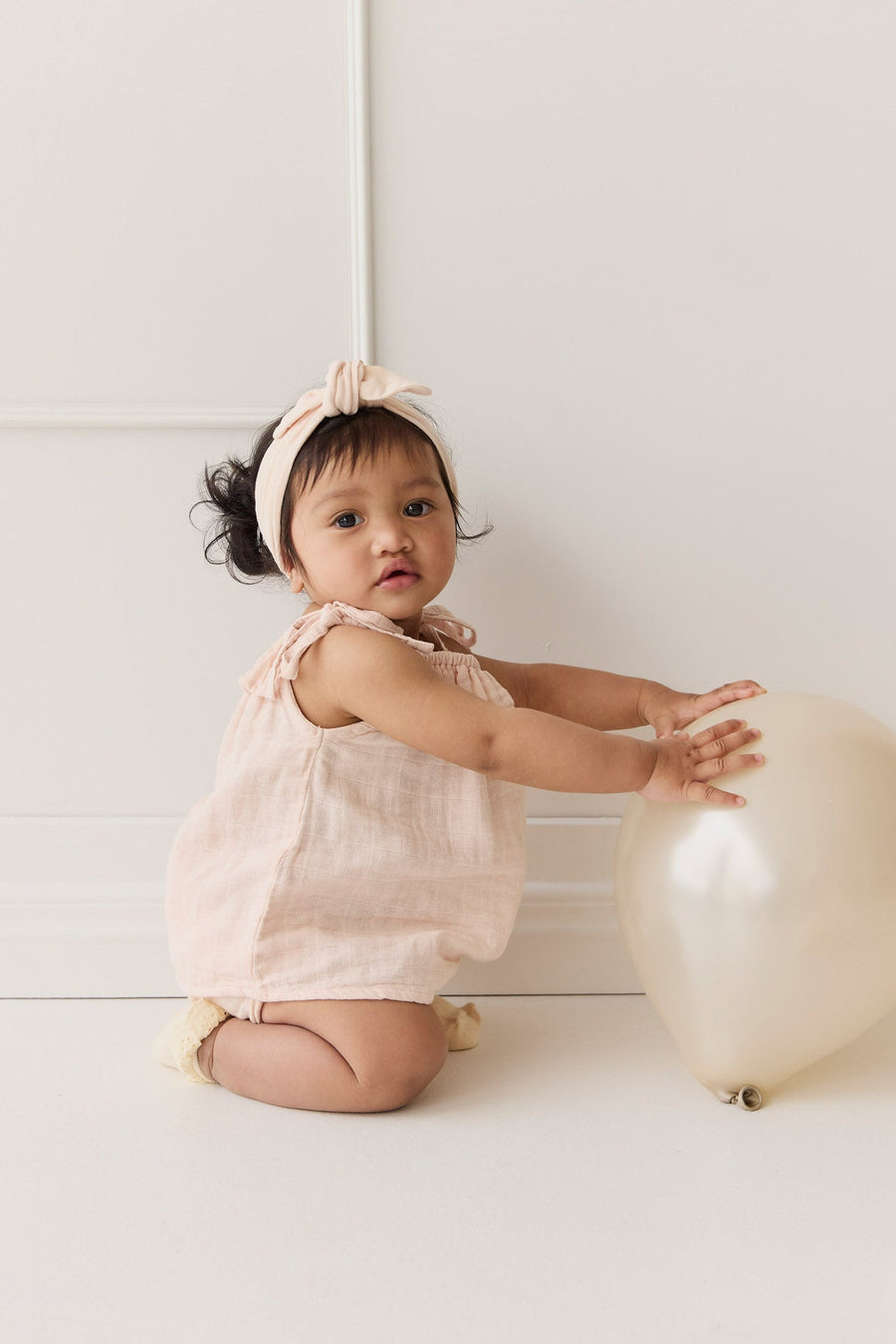 Organic Cotton Muslin Arielle Top - Ballet Pink Childrens Top from Jamie Kay Australia