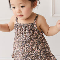 Organic Cotton Zoe Top - Winter Moonless Night Childrens Top from Jamie Kay Australia