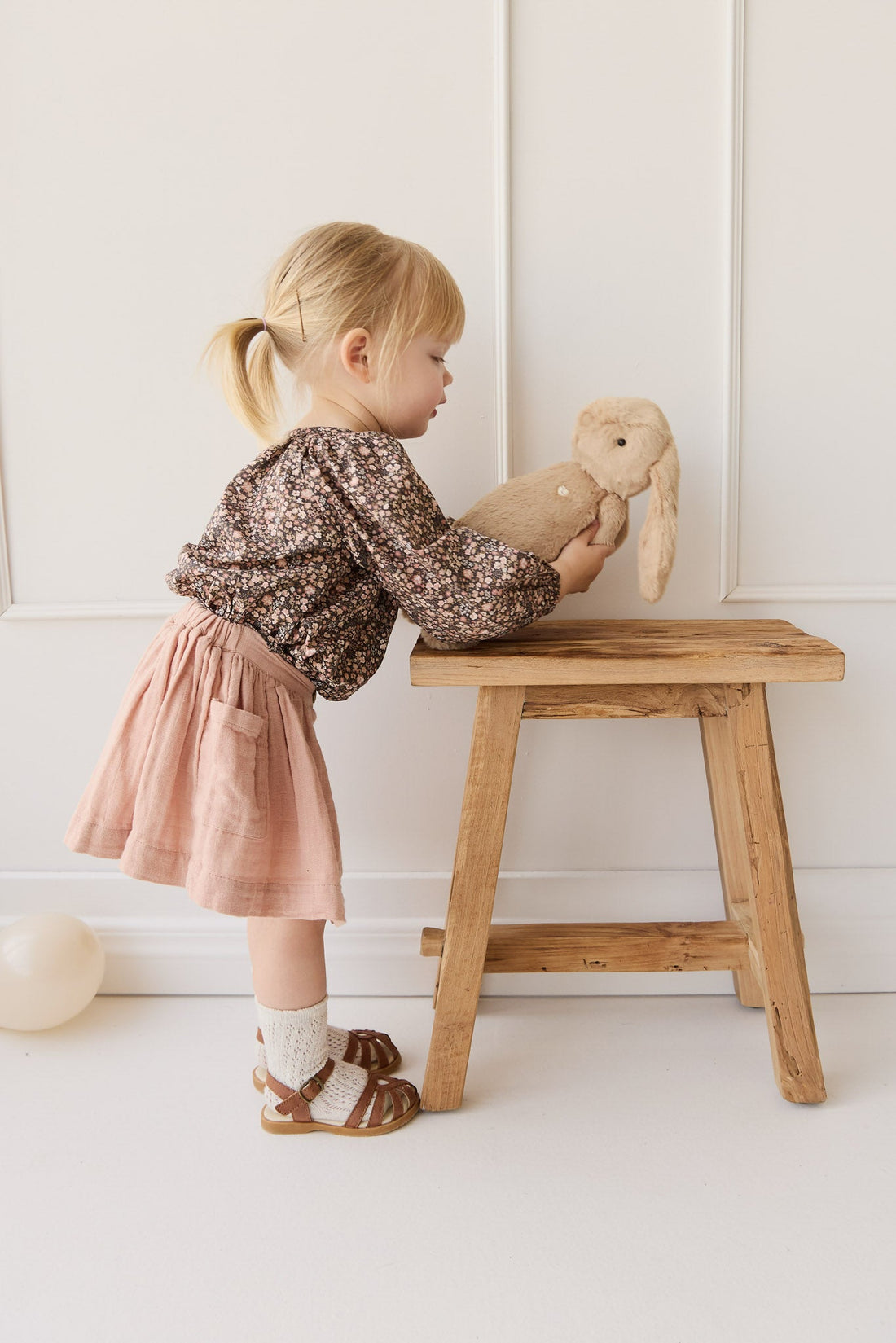 Organic Cotton Muslin Kennedy Skirt - Parfait Childrens Skirt from Jamie Kay Australia