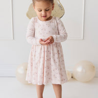 Organic Cotton Tallulah Dress - Sweet Pea Floral Childrens Dress from Jamie Kay Australia