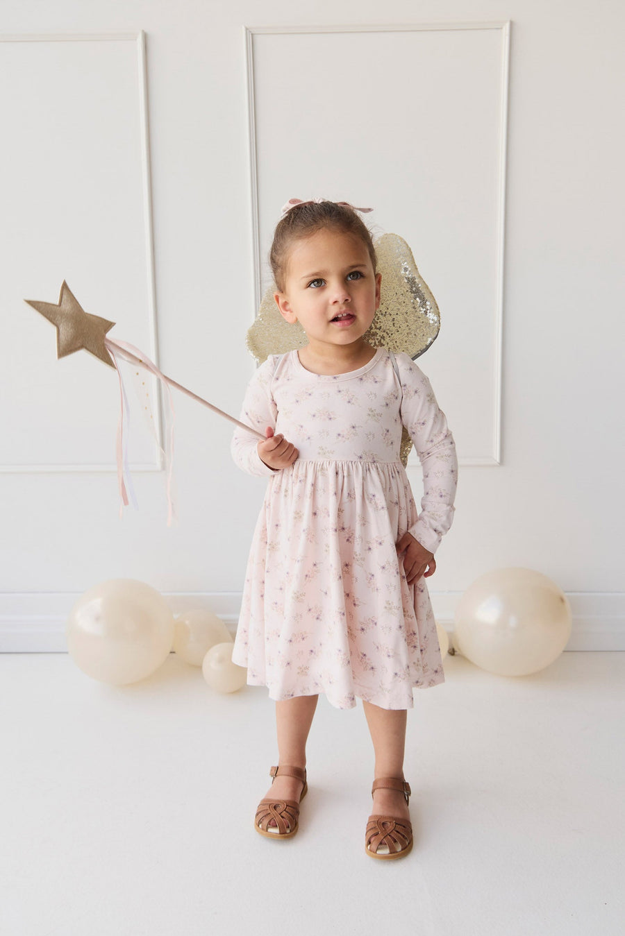 Organic Cotton Tallulah Dress - Sweet Pea Floral Childrens Dress from Jamie Kay Australia