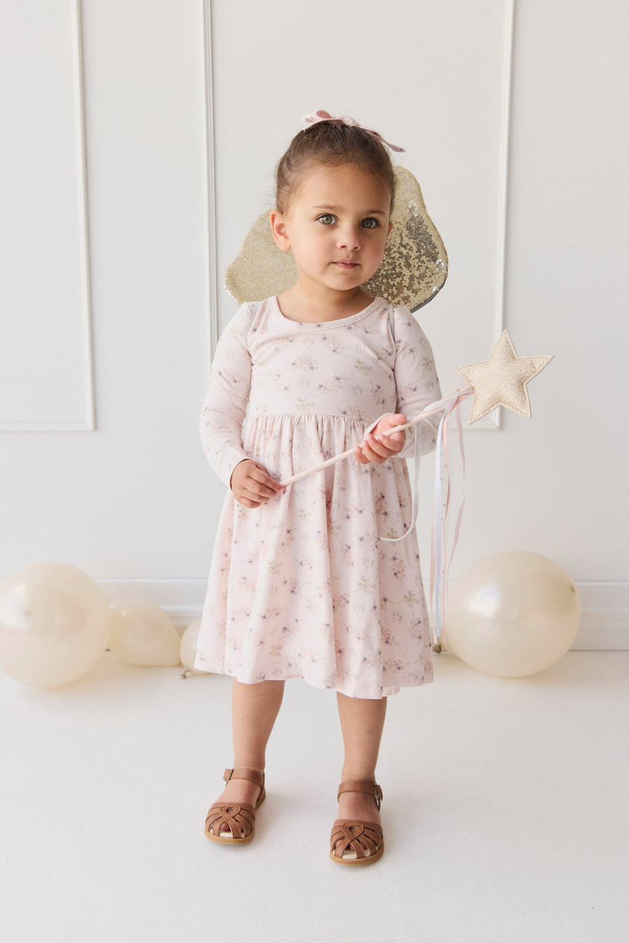 Organic Cotton Tallulah Dress - Sweet Pea Floral Childrens Dress from Jamie Kay Australia