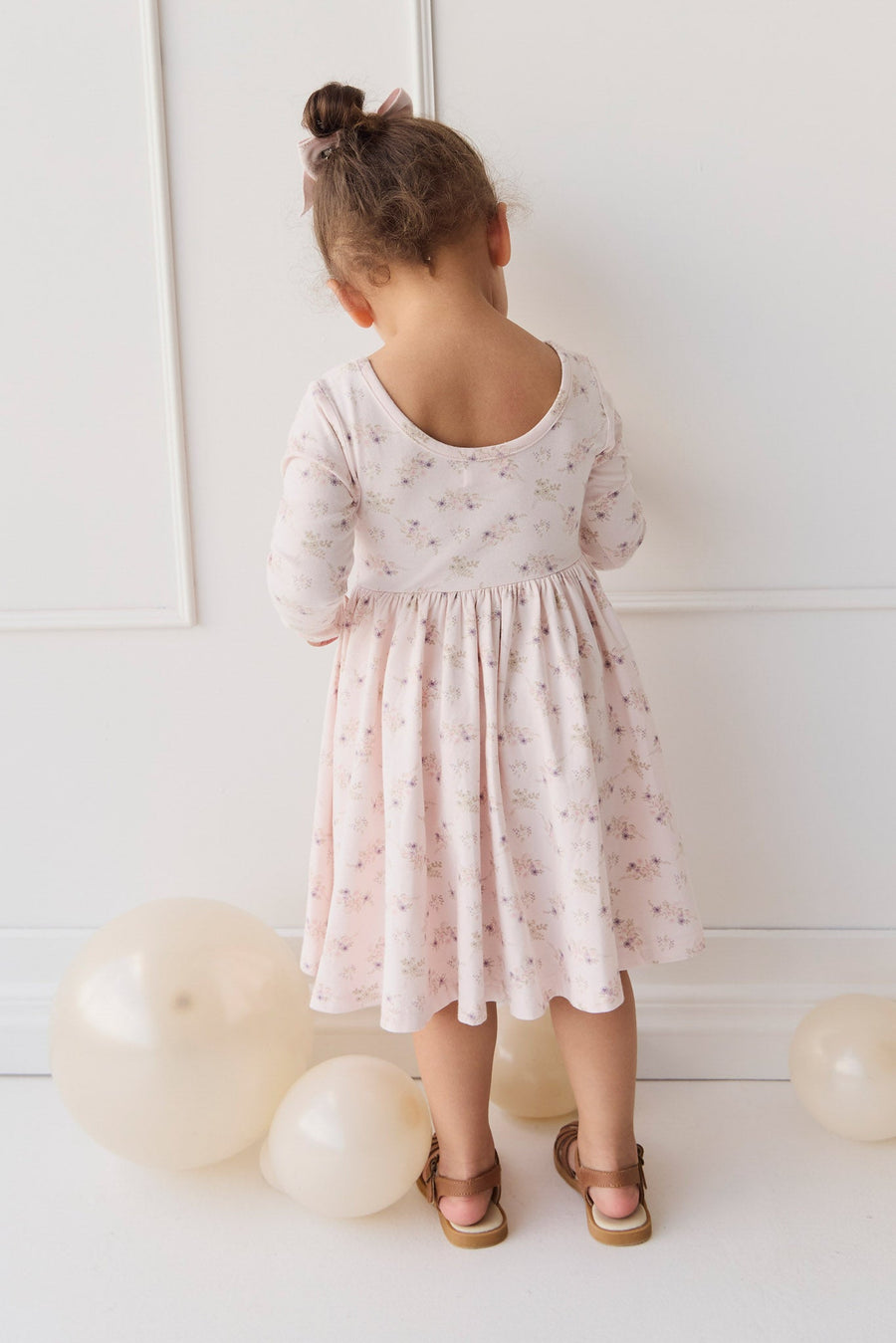 Organic Cotton Tallulah Dress - Sweet Pea Floral Childrens Dress from Jamie Kay Australia