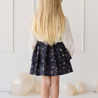 Organic Cotton Heidi Skirt - Bouquet De Fleur Childrens Skirt from Jamie Kay Australia