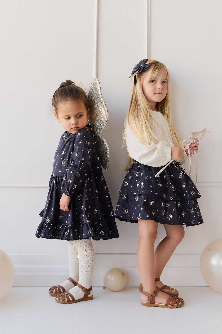 Organic Cotton Heidi Skirt - Bouquet De Fleur Childrens Skirt from Jamie Kay Australia