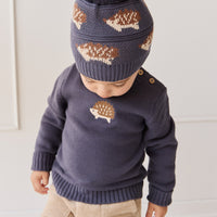 Timothy Jumper - Ink Childrens Jumper from Jamie Kay Australia