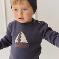 Hugo Jumper - Ink Childrens Jumper from Jamie Kay Australia