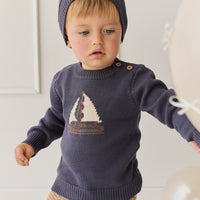 Hugo Jumper - Ink Childrens Jumper from Jamie Kay Australia