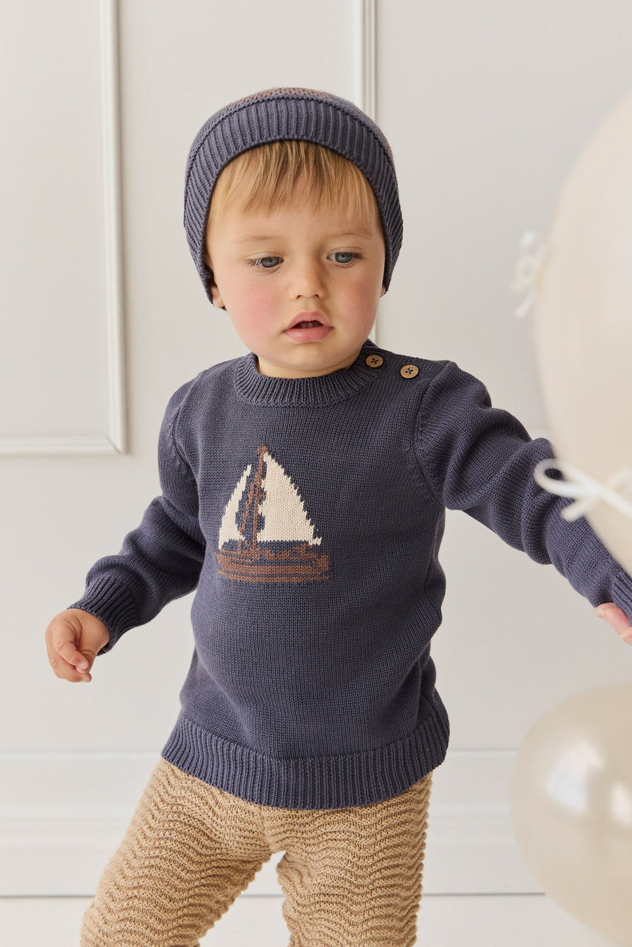 Hugo Jumper - Ink Childrens Jumper from Jamie Kay Australia