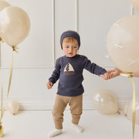 Maverick Pant - Toffee Marle Childrens Pant from Jamie Kay Australia