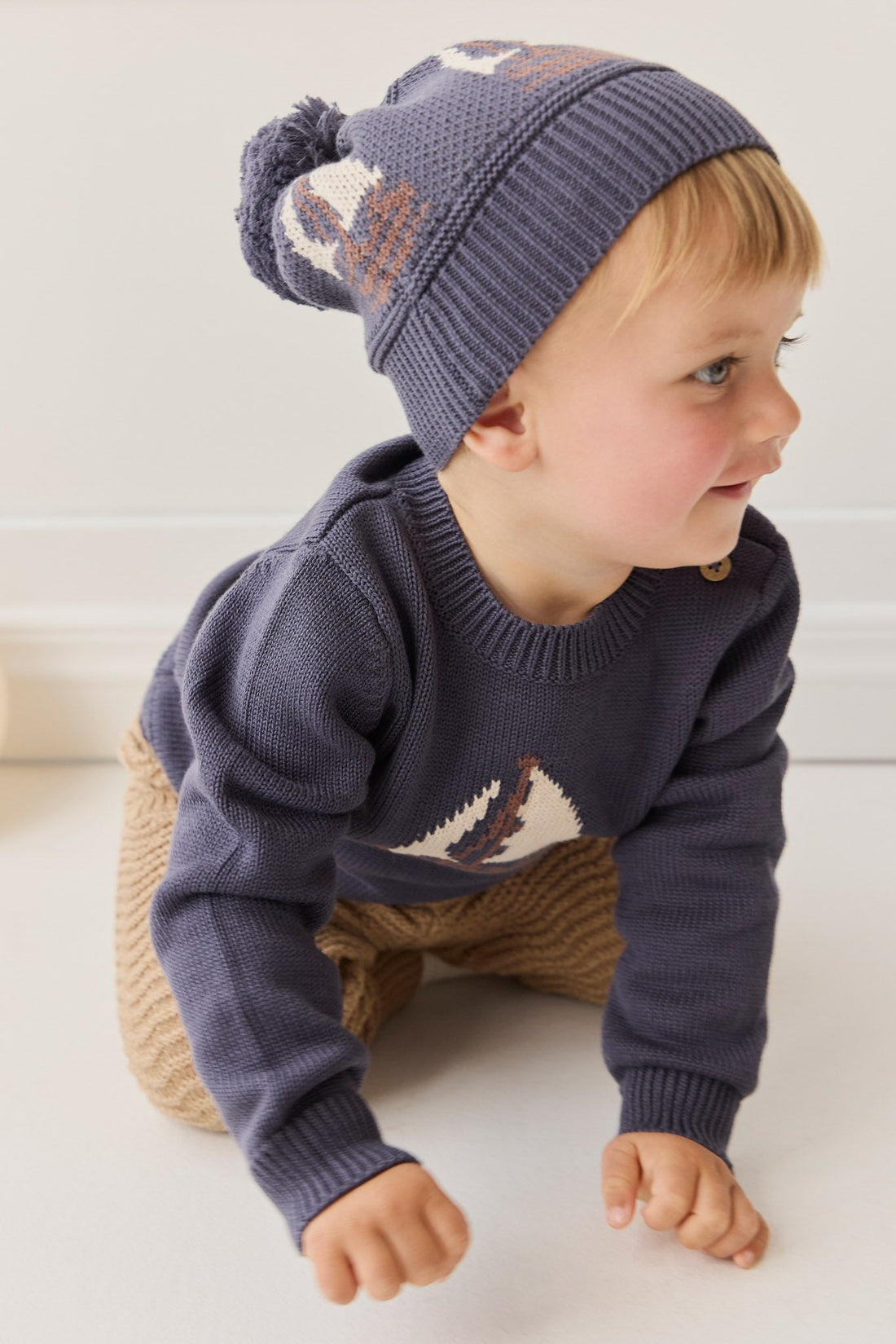 Hugo Jumper - Ink Childrens Jumper from Jamie Kay Australia