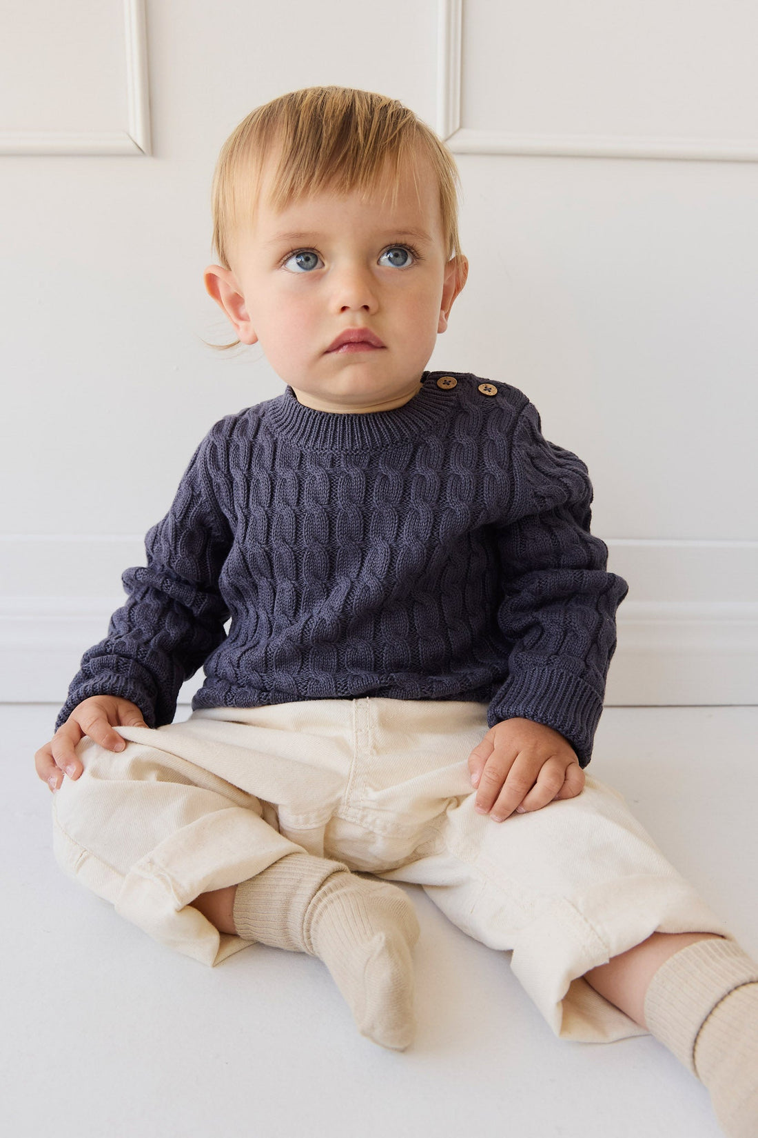 Joseph Jumper - Ink Childrens Jumper from Jamie Kay Australia