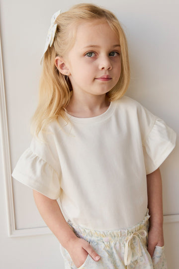 Pima Cotton Imogen Top - Coconut Childrens Top from Jamie Kay Australia