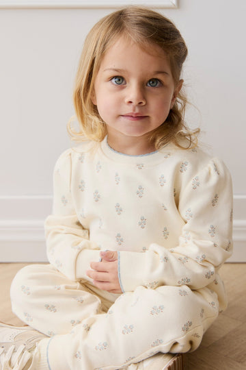 Organic Cotton Monroe Sweatshirt - Rachelle Blue Fox Childrens Top from Jamie Kay Australia