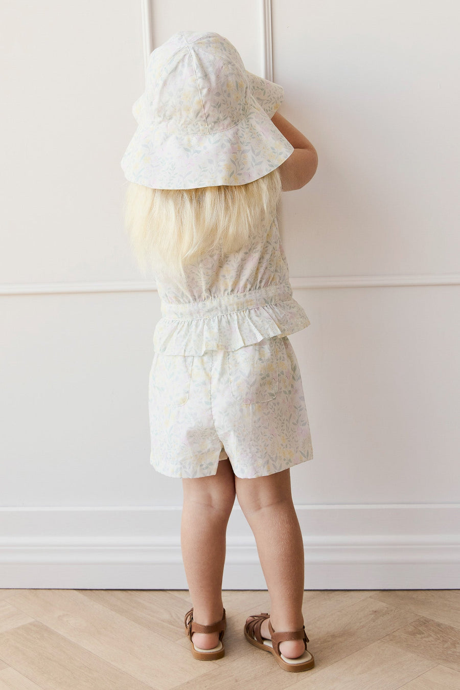 Organic Cotton Neve Short - Daphne Egret Childrens Short from Jamie Kay Australia