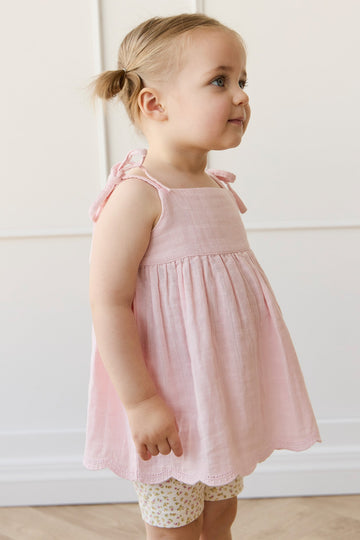 Organic Cotton Muslin Briella Top - Poppy Childrens Top from Jamie Kay Australia