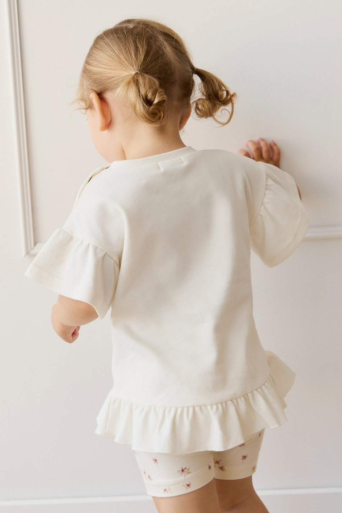 Pima Cotton Imogen Top - Coconut Childrens Top from Jamie Kay Australia