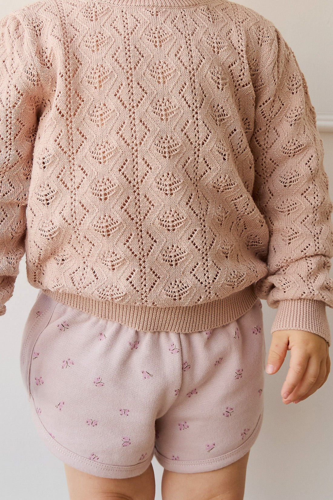 Mila Jumper - Chalky Pink Childrens Jumper from Jamie Kay Australia