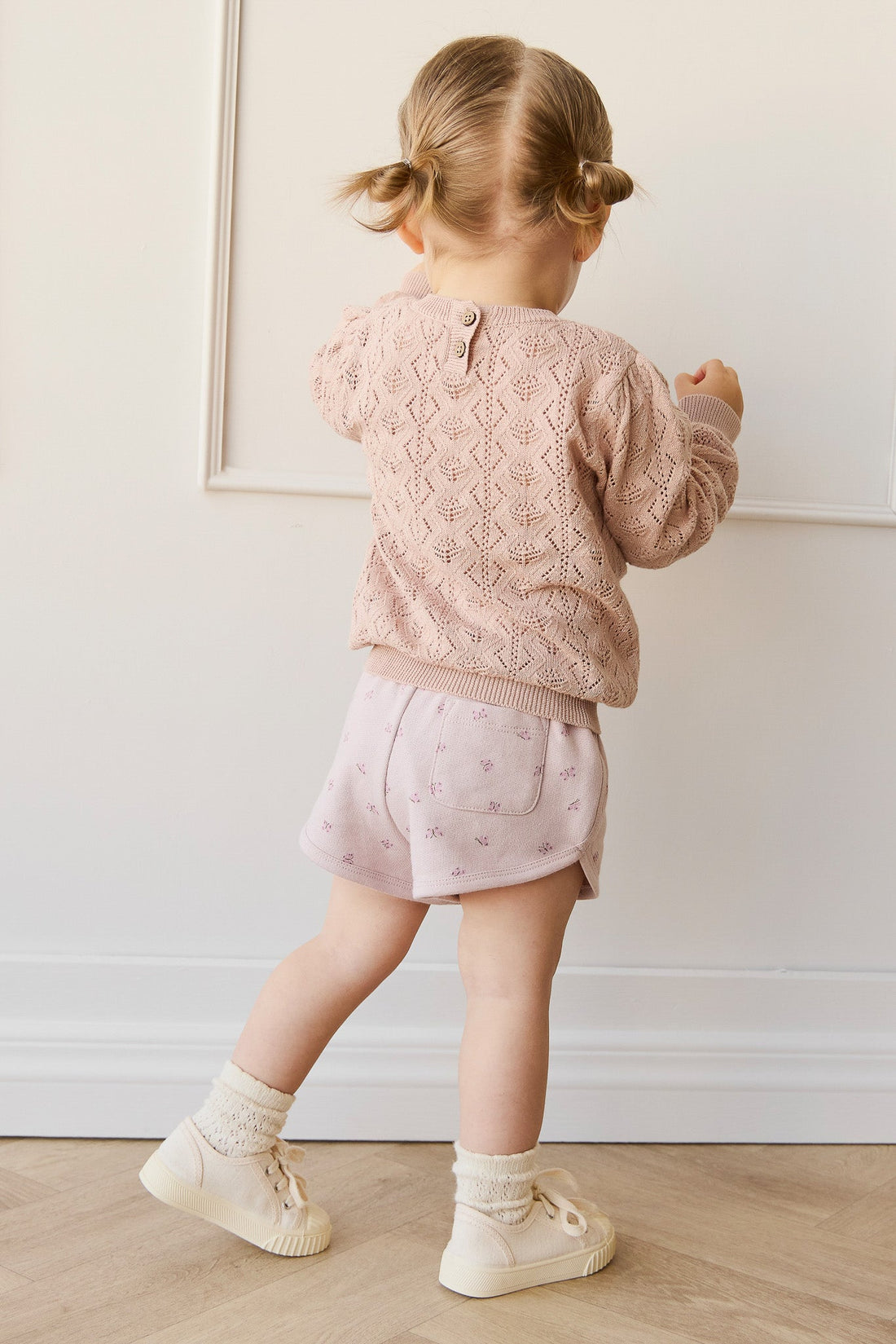 Mila Jumper - Chalky Pink Childrens Jumper from Jamie Kay Australia