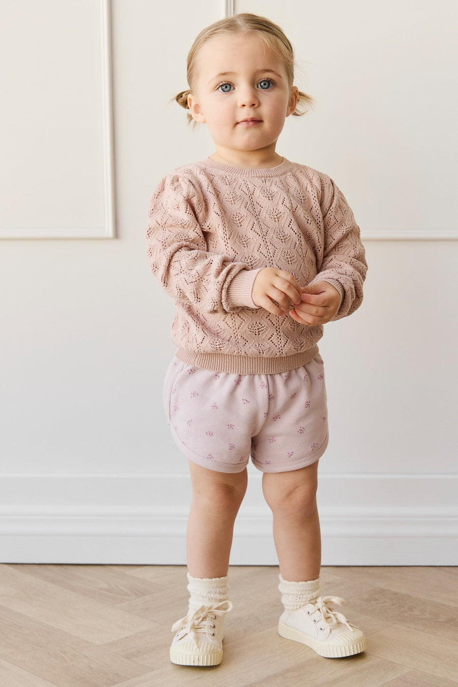 Mila Jumper - Chalky Pink Childrens Jumper from Jamie Kay Australia