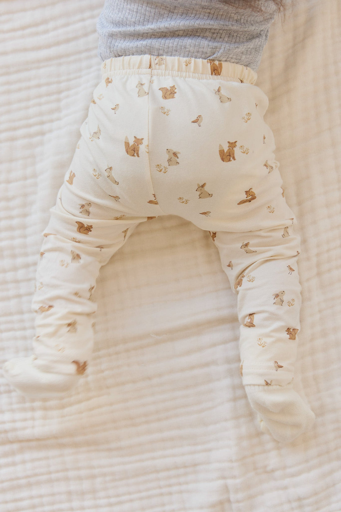 Organic Cotton Everyday Legging - Forest Friends Childrens Legging from Jamie Kay Australia