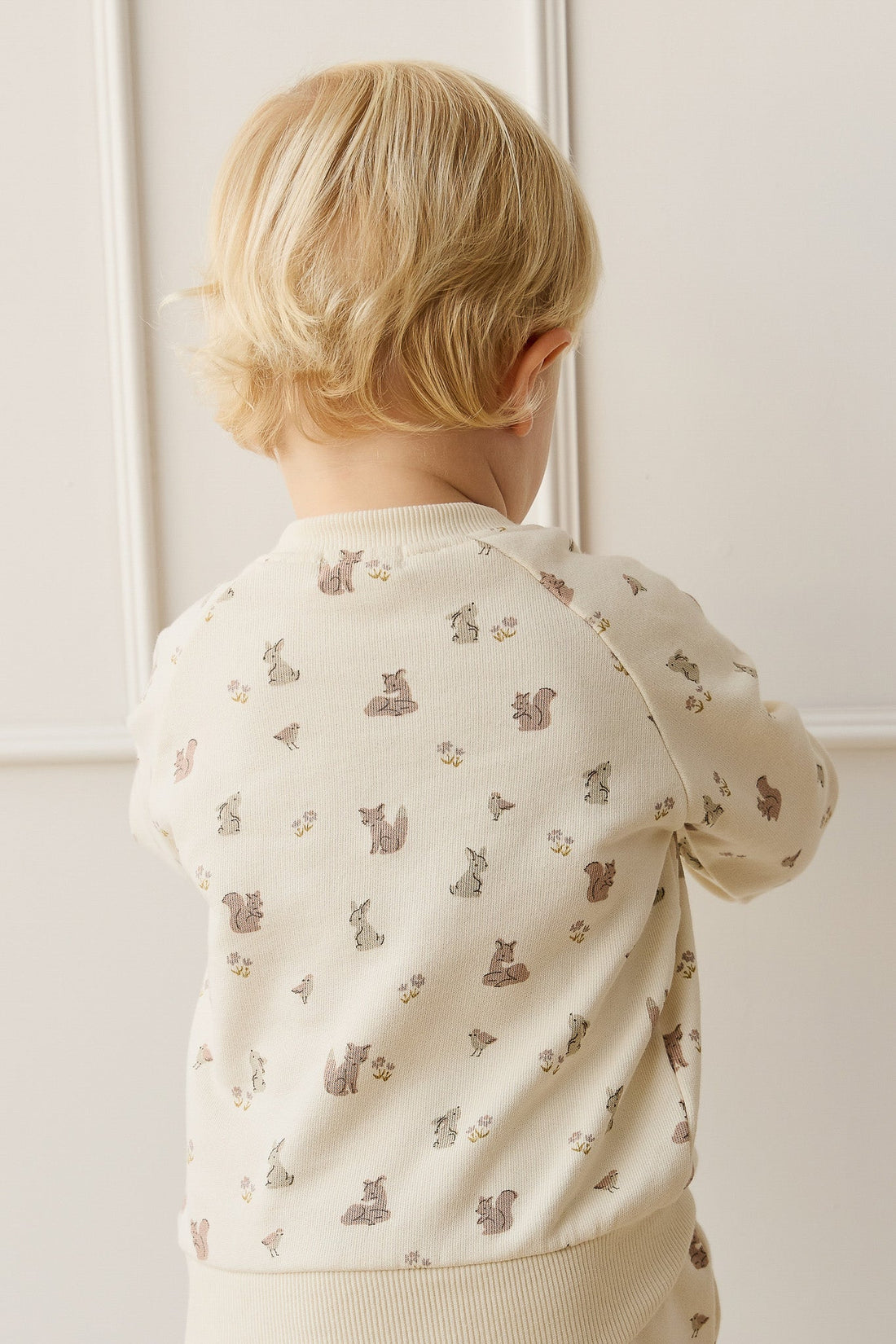 Organic Cotton Flynn Sweatshirt - Forest Friends Childrens Top from Jamie Kay Australia