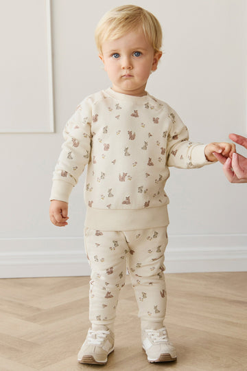 Organic Cotton Flynn Sweatshirt - Forest Friends Childrens Top from Jamie Kay Australia