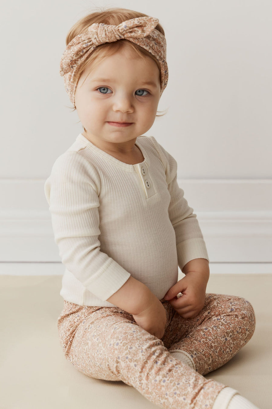 Organic Cotton Everyday Legging - Chloe Pink Tint Childrens Legging from Jamie Kay Australia