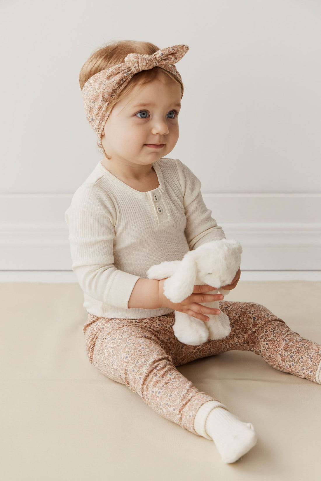 Organic Cotton Headband - Chloe Pink Tint Childrens Headband from Jamie Kay Australia