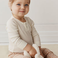 Organic Cotton Headband - Chloe Pink Tint Childrens Headband from Jamie Kay Australia