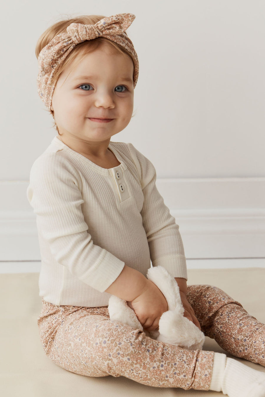 Organic Cotton Headband - Chloe Pink Tint Childrens Headband from Jamie Kay Australia