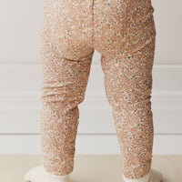 Organic Cotton Everyday Legging - Chloe Pink Tint Childrens Legging from Jamie Kay Australia