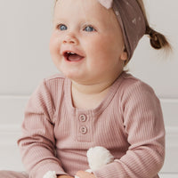 Organic Cotton Headband - Irina Antler Childrens Headband from Jamie Kay Australia