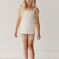 Organic Cotton Everyday Bike Short - Chloe Pink Tint Childrens Short from Jamie Kay Australia