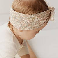 Organic Cotton Headband - Chloe Egret Childrens Headband from Jamie Kay Australia