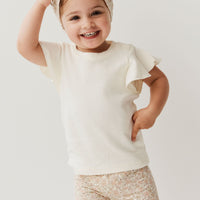 Organic Cotton Headband - Chloe Egret Childrens Headband from Jamie Kay Australia