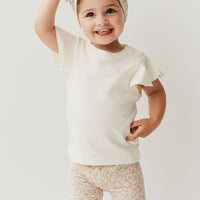 Organic Cotton Everyday Bike Short - Chloe Egret Childrens Short from Jamie Kay Australia