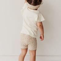 Organic Cotton Everyday Bike Short - Chloe Egret Childrens Short from Jamie Kay Australia