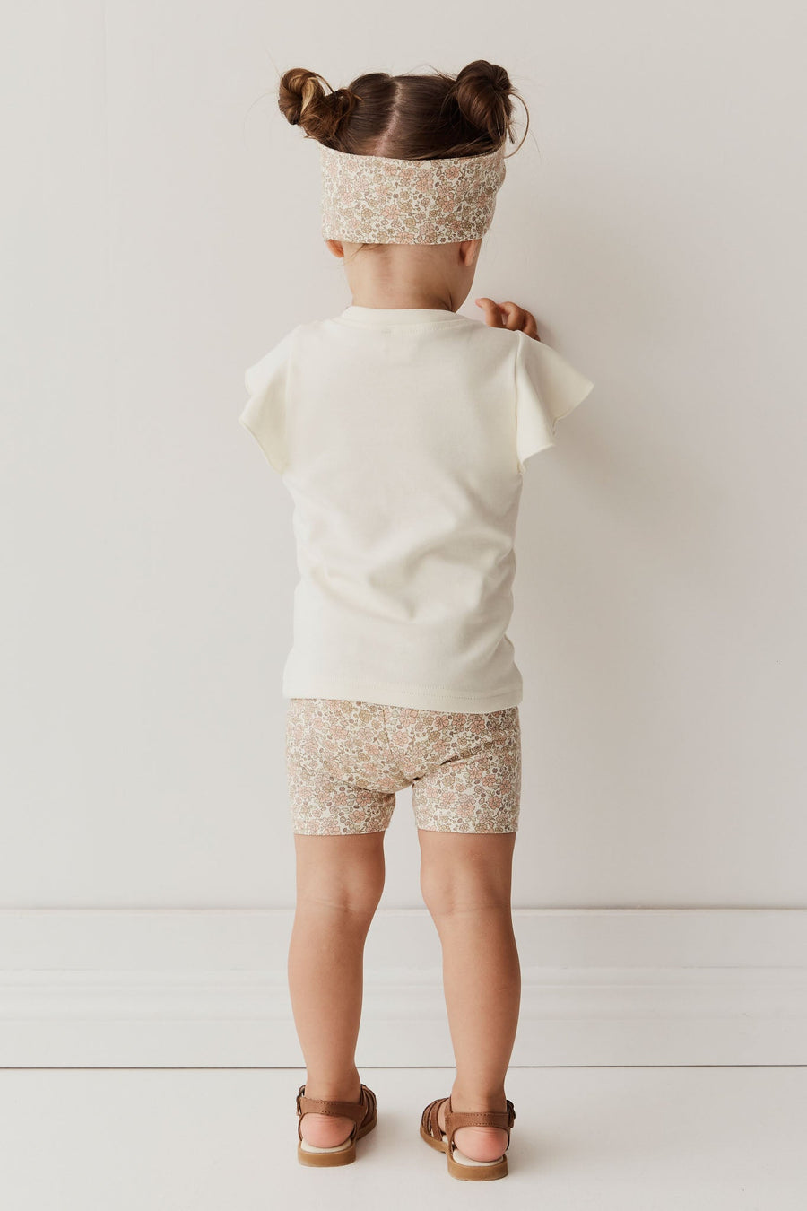 Organic Cotton Headband - Chloe Egret Childrens Headband from Jamie Kay Australia