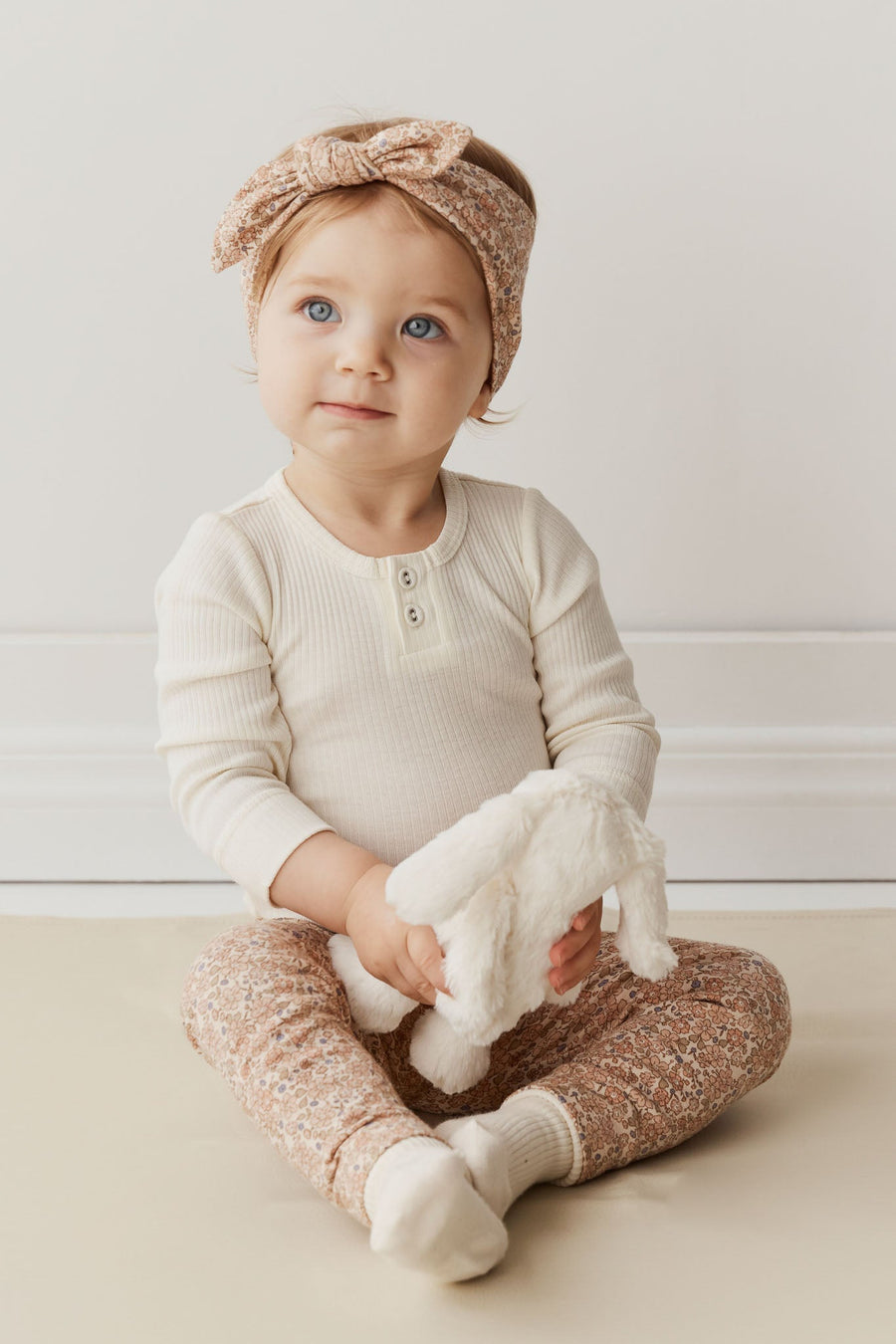 Organic Cotton Everyday Legging - Chloe Pink Tint Childrens Legging from Jamie Kay Australia