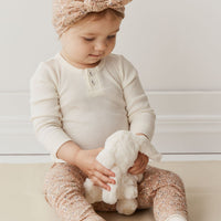 Organic Cotton Everyday Legging - Chloe Pink Tint Childrens Legging from Jamie Kay Australia