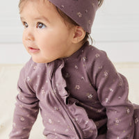 Organic Cotton Melanie Onepiece - Goldie Huckleberry Large Childrens Onepiece from Jamie Kay Australia