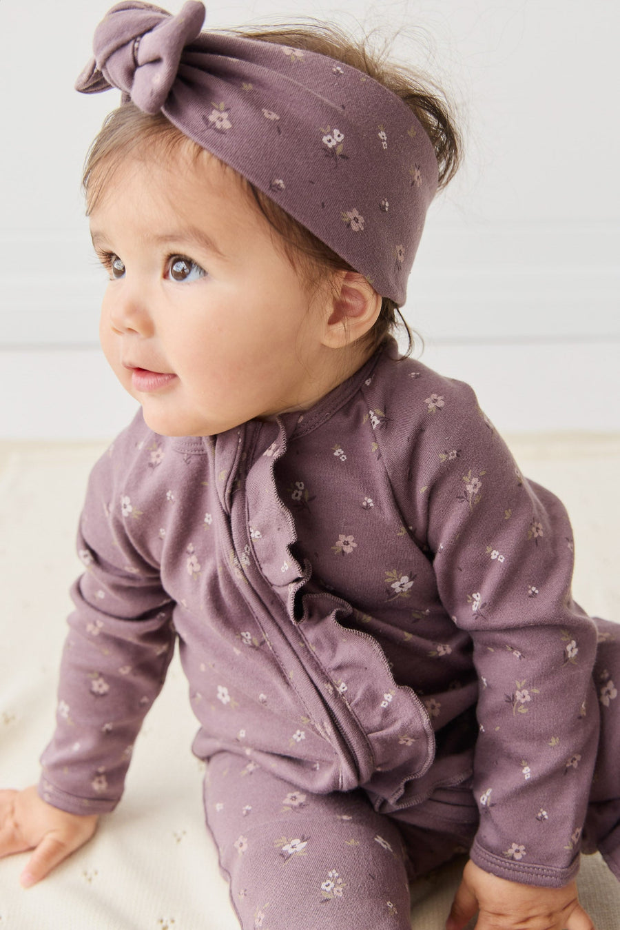 Organic Cotton Melanie Onepiece - Goldie Huckleberry Large Childrens Onepiece from Jamie Kay Australia