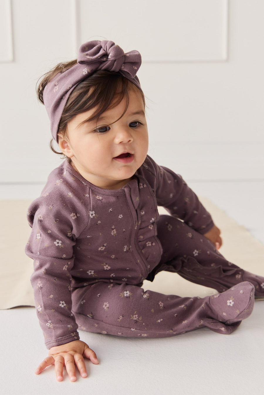 Organic Cotton Melanie Onepiece - Goldie Huckleberry Large Childrens Onepiece from Jamie Kay Australia